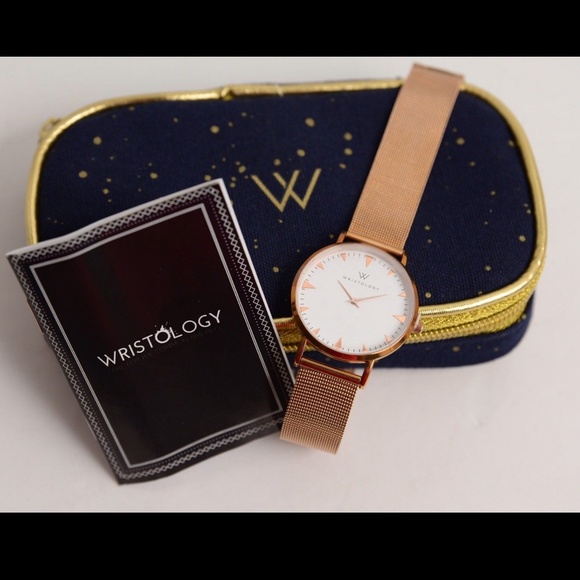 Wristology Accessories - WRISTOLOGY Stella Womens Rose Gold Boyfriend Watch